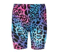 pretty attitude Womens Printed Leopard Army Dance Sports Biker Cycling Active Gym Shorts (as8, numeric, numeric_16, numeric_18, regular, regular, Multi Leopard, X-LARGE)