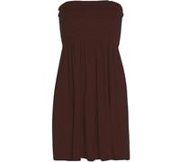Pretty Attitude Womens Sheering Top Strapless Boob Tube Gater Bandeau Elasticated Bust - Ladies Plain Summer Mini Dress Boobtube