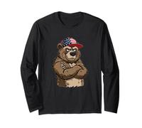 Pretty Bear Cap Costume for Man and Woman Long Sleeve T-Shirt