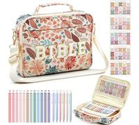 Pretty Bible Bag for Women - Floral Chenille Letter Design, Bible Cover Case for Women Bibles Study Supply, Journaling Kit Large Preppy Chenille Letter Bibles Tote Bag Gifts for Girls(Style-6)