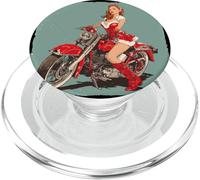 Pretty Bike Girl for Christmas and Motorcycles Lovers PopSockets PopGrip for MagSafe