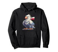 Pretty Bird of Prey in Polish Colors Costume Pullover Hoodie