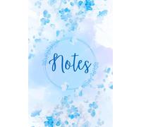Pretty Blue Floral Notebook - Cute Lined Journal, 6"x9", 120 Pages: For Writing, Notes, Creativity, and Gift-Giving - Perfect for Students, Writers, a