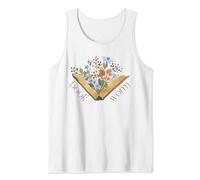 Pretty Book Worm - for Book Lover Reading Teacher Bookish Tank Top