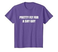 Pretty Bow Tie for a Shy Guy T-Shirt, Youth, Purple Heather, Small