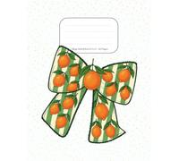 Pretty Bows College Ruled Notebook: Cute Orange Coquette-Inspired Journal for School, Work, Notes & Everyday Writing: 120 College Ruled Pages | Large ... Journaling, Planning and Note-Taking
