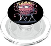 Pretty Brain Head Costume with Overthinking PopSockets PopGrip for MagSafe