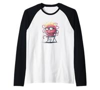 Pretty Brain Head Costume with Overthinking Raglan Baseball Tee
