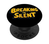 Pretty Breaking the Silent Emblem PopSockets Adhesive PopGrip