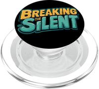 Pretty Breaking the Silent Speech Emblem PopSockets PopGrip for MagSafe