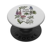 Pretty, but Deadly Vintage Poison Flowers PopSockets Adhesive PopGrip