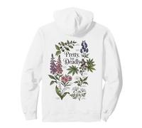 Pretty, but Deadly Vintage Poison Flowers Pullover Hoodie
