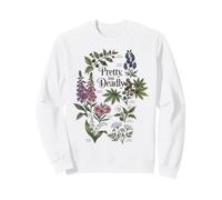 Pretty, but Deadly Vintage Poison Flowers Sweatshirt