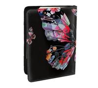 Pretty butterfly Print Printed Passport Holder - 6.5 x 4.5 Inch RFID Blocking Travel Wallet,Stylish Passport Cover,Lightweight Document Organizer for Cards