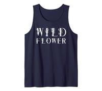 Pretty, Classic Botanical Wildflower Inspiration Wild Flower Tank Top