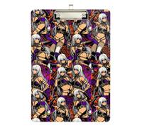 Pretty clipboard Vampire Anime Girl Acrylic Cute for Homework Pediatric Size 9 x 12.5 Tablas para escribir