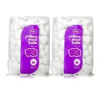Pretty Cotton Wool Balls - 100% Natural Cotton Balls for Baby and Skin Care - White Soft Gentle Cotton Wool Pads Balls for Makeup and Nail Polish Removal, Crafting, First Aid, 200 pc + Cheeroo Magnet