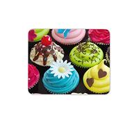 Pretty Cupcakes Mouse Pad Mat Cakes Mum Food Xmas Gift Computer PC Gift #8111