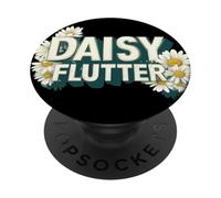 Pretty Daisy Flutter Emblem for Boys and Girls PopSockets Adhesive PopGrip