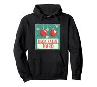 Pretty Deck the Halls Hard Naughty Speech Costume Pullover Hoodie