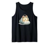 Pretty Do it Tomorrow Statement with Alarm Clock Tank Top