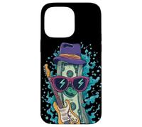 Pretty Dollar Rocker Costume with Sunglasses and Guitar Case for iPhone 14 Pro Max