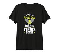 Pretty Face, I'm a Tennis Beast Premium T-Shirt
