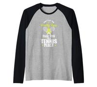 Pretty Face, I'm a Tennis Beast Raglan Baseball Tee