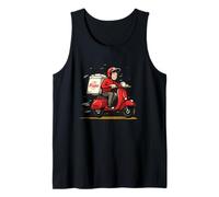 Pretty Fast Food Delivery Costume for Pizza Fans Tank Top