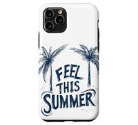Pretty Feel this Summer Speech for Palm Trees Lovers Case for iPhone 11 Pro