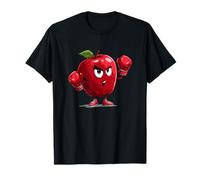 Pretty Fighting Apple Costume with Boxing Gloves T-Shirt