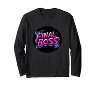 Pretty Final Boss Statement Stamp Long Sleeve T-Shirt