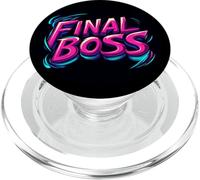 Pretty Final Boss Statement Stamp PopSockets PopGrip for MagSafe