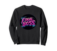 Pretty Final Boss Statement Stamp Sweatshirt