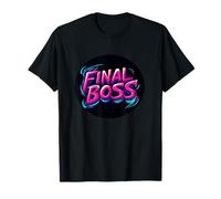 Pretty Final Boss Statement Stamp T-Shirt