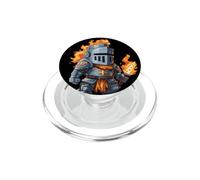 Pretty Fire Knight Costume PopSockets PopGrip for MagSafe