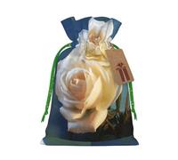 Pretty Flowers Christmas Bag Gifts Happy Halloween Snacks Hamper Drawstring Wedding Favor Packaging Party