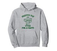 Pretty Fly For A Cacti Funny Cactus Pun Pullover Hoodie