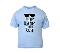 Pretty Fly for a Little Guy Statement [BBY5] Short Sleeve Cotton Toddler t Shirt, 1-2 Years, Pastel Blue