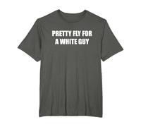 Pretty Fly for A White Guy T-Shirt, Men's Big and Tall, Asphalt, 5X Tall