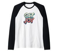 Pretty Get Joy Outfit for Boys and Girls Raglan Baseball Tee