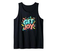 Pretty Get Joy Statement Emblem for Boys and Girls Tank Top