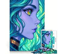 Pretty Girl 1000 Pieces Puzzles for Teenagers Boost Recall Relaxing Fun Accurate Edge Thoughtful Gift (38x26cm)