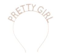 Pretty Girl Letter Headband for Women Girls Princess Hairband Bachelorette Party Celebration Headwear