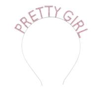Pretty Girl Letter Headband for Women Girls Princess Hairband Bachelorette Party Celebration Headwear