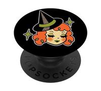 Pretty Girl Witchy Woman Halloween Witch PopSockets Adhesive PopGrip