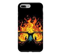 Pretty Glasses with Fire for Burning Adults and Kids Case for iPhone 7 Plus/8 Plus