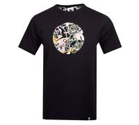 Pretty Green Men's PG Convergence Regular Fit T-Shirt Small Black
