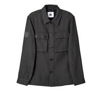 Pretty Green Men's Kilburn Relaxed Fit Overshirt Medium Black
