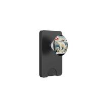 Pretty Greenland View with Nature and Ice Bear Graphic PopSockets PopWallet for MagSafe